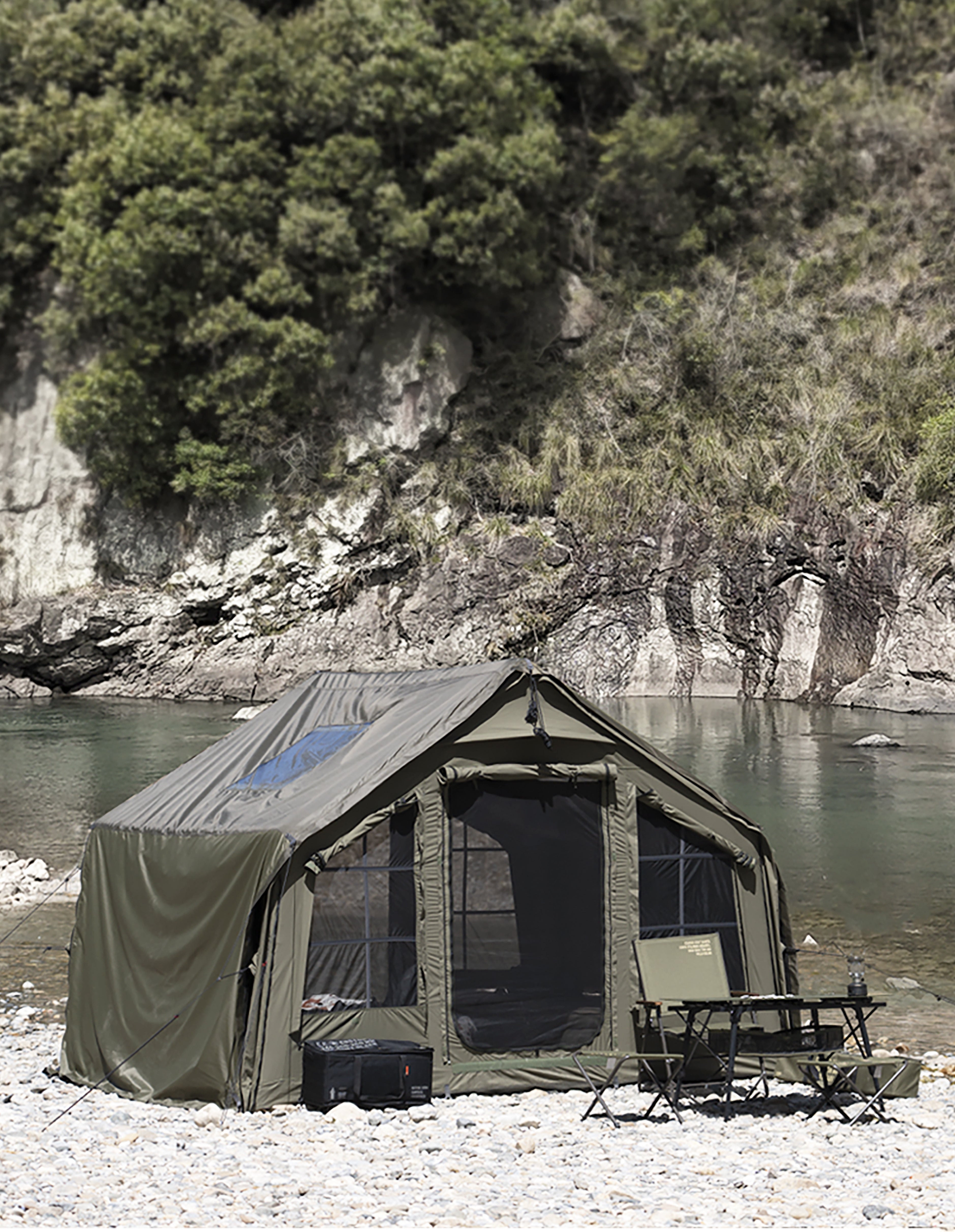magasin tente Coody 8.0 – Premium aufblasbares 4-Jahreszeiten-Zelt für Camping & Glamping  – OUTPOST SHOP