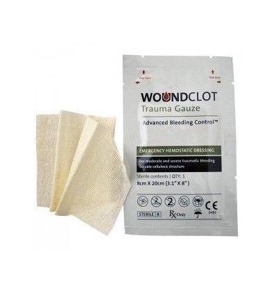 Pansements - Woundclot | Pansement Hémostatique 8x20cm - outpost-shop.com
