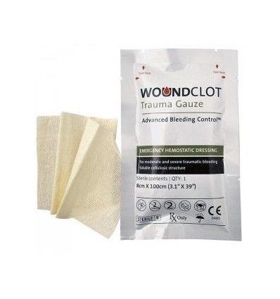Dressings - Woundclot | Pansement Hémostatique 8x100cm - outpost-shop.com