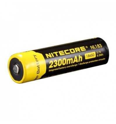 Piles, batteries et chargeurs - Nitecore | Batterie 18650 Li-ion battery (2300mah) - outpost-shop.com