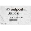 GIFT CARDS - Outpost | White card-50 - outpost-shop.com