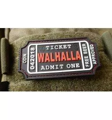 Jackets To Go - JTG | WALHALLA TICKET - Odin approved Patch - outpost-shop.com