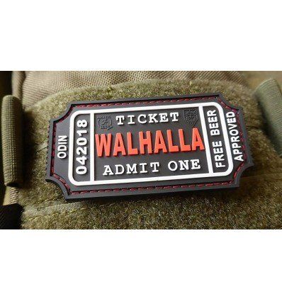 Jackets To Go - Jtg | Walhalla Ticket - Odin Approved Patch Blackmedic