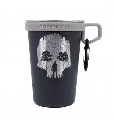 Cutlery & Tumblers - Triple Aught Design | Earthwell Pint Cup TAD Edition Topo Skull Cave - outpost-shop.com