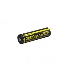 Piles, batteries et chargeurs - Nitecore | Batterie 18650 Li-ion Micro USB (2600mah) - outpost-shop.com