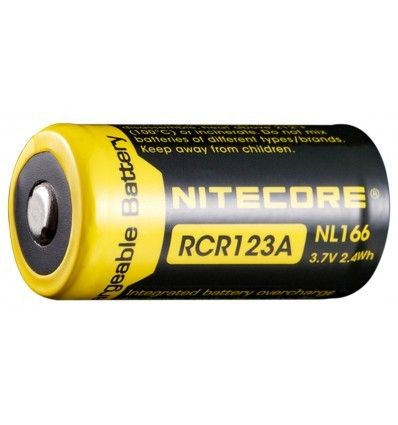 Batteries, chargers - Nitecore | Batterie RCR123A Li-ion Rechargeable - outpost-shop.com