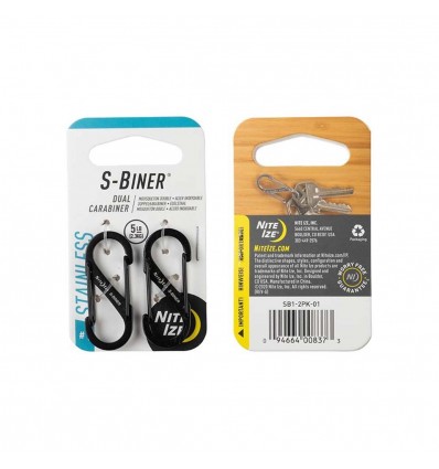 Accessoires - Nite Ize | S-biner® Stainless Steel Dual Carabiner 1