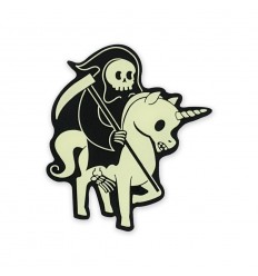 Prometheus Design Werx | Death Rides a Unicorn GID PVC Morale Patch