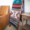 Couvertures - Alpaca Threadz | Andean Alpaca Wool Blanket - Turquoise - outpost-shop.com
