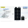 Sonnenkollektor - Nitecore | Waterproof Foldable Solar Panel 100W - FSP100W - outpost-shop.com