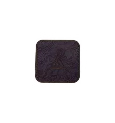 Triple Aught Design - Triple Aught Design | Topo Logo Leather Patch - outpost-shop.com