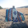 Couvertures - Alpaca Threadz | Andean Alpaca Wool Blanket - Ocean Breeze - outpost-shop.com