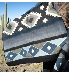 Blankets - Alpaca Threadz | Andean Alpaca Wool Blanket - Midnight - outpost-shop.com
