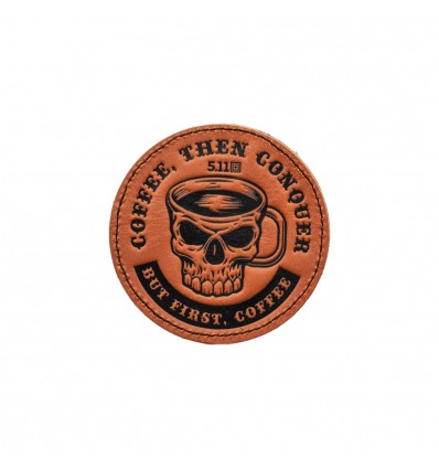 Morale Patches and Stickers - 5.11 | Coffee Then Conquer Patch - outpost-shop.com