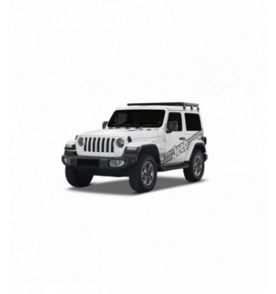Kit de 1/2 galerie Slimline II pour une Jeep Wrangler JL 2 Portes (2018 - jusqu'à présent) - de Front Runner