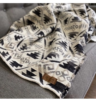 Blankets - Alpaca Threadz | Artisan Wool Blanket Heavy Weight - Grey - outpost-shop.com