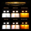 Alimentation & Éclairage - Auxbeam | 4 inch 6 Modes White&Amber LED Working Light (2pcs/set) - outpost-shop.com