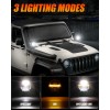 Alimentation & Éclairage - Auxbeam | 4 Inch 110W 11000LM LED Pods Offroad LED Driving Lights with Amber DRL - outpost-shop.com