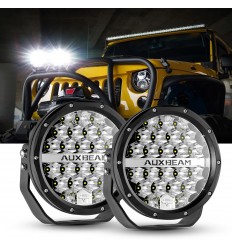Alimentation & Éclairage - Auxbeam | 7 Inch 240W Round Offroad LED Driving Lights with DRL - outpost-shop.com