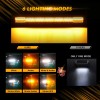 Alimentation & Éclairage - Auxbeam | Barre lumineuse LED blanc et ambre 6 modes de 30 Inch - outpost-shop.com