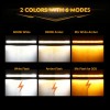 Alimentation & Éclairage - Auxbeam | Barre lumineuse LED blanc et ambre 6 modes de 30 Inch - outpost-shop.com