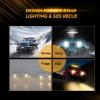 Alimentation & Éclairage - Auxbeam | Barre lumineuse LED blanc et ambre 6 modes de 42 Inch - outpost-shop.com