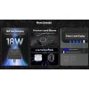 Piles, batteries et chargeurs - Nitecore | NW5000 Carbon Fiber Magnetic Wireless Powerbank - outpost-shop.com