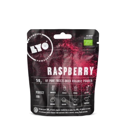 Petit-déjeuner - Lyofood® | Poudre de framboises biologiques 50g - outpost-shop.com