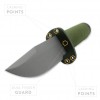 Fixed Blades - Prometheus Design Werx | SPD X Wilson S.A.F.E. System 1 Scout - outpost-shop.com