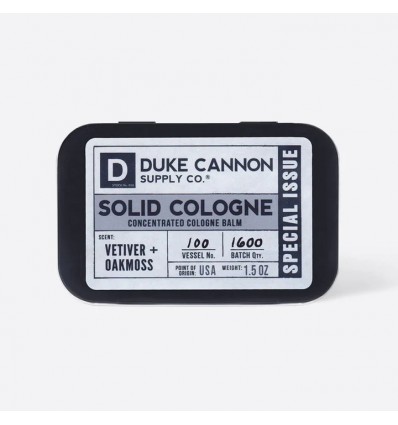 Hygiene - Duke Cannon | Solid Cologne - Vetiver + Oakmoss - outpost-shop.com