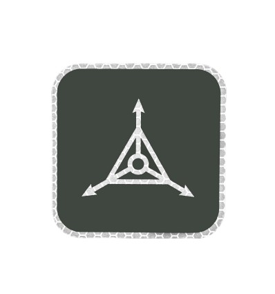 Triple Aught Design - Triple Aught Design | Logo Solas Sticker 1.5" Slate