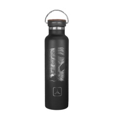 Gourdes isothermes - Triple Aught Design | Earthwell 22oz Insulated TAD Edition Black Topo Skull - outpost-shop.com