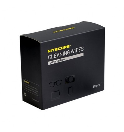Lampes Frontales - Nitecore | Lingettes nettoyantes (60) - outpost-shop.com