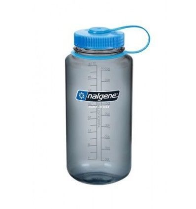 Rigid Bottles - Nalgene | Gray Bottle Wide Mouth - outpost-shop.com