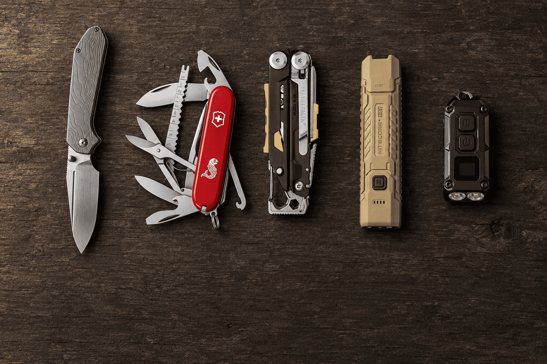 EDC : les 15 essentiels à avoir sur soi tous les jours