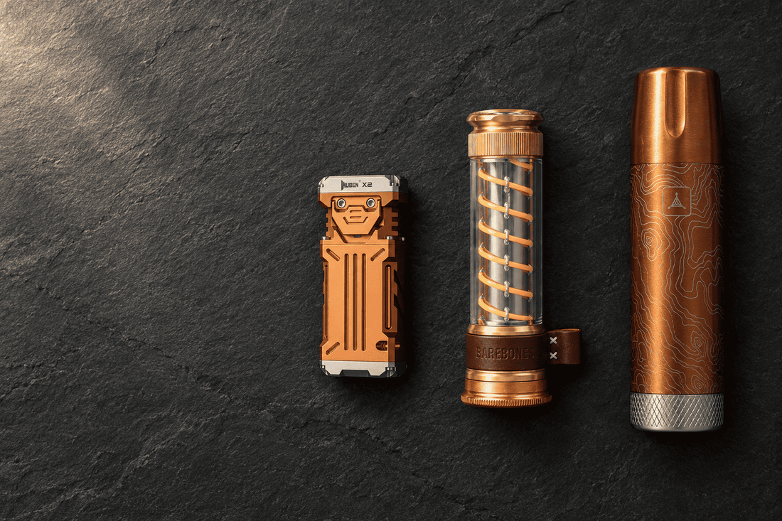 Copper EDC : 9 objets en cuivre qui se patinent avec le temps