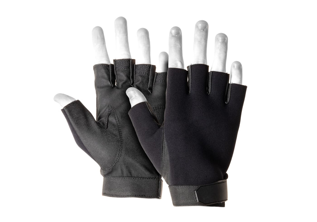 Invader Gear Half Finger Shooting Gloves - Black