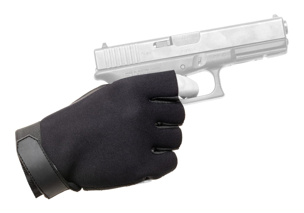 Invader Gear Half Finger Shooting Gloves - Black