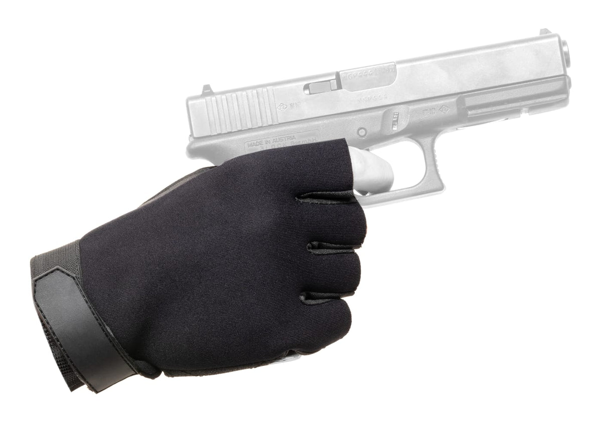 Invader Gear Half Finger Shooting Gloves - Black
