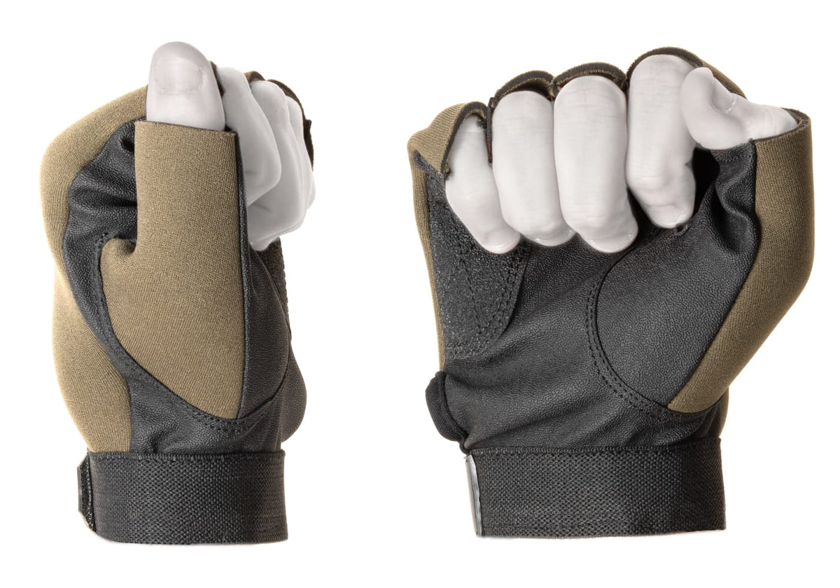 Invader Gear Half Finger Shooting Gloves - OD