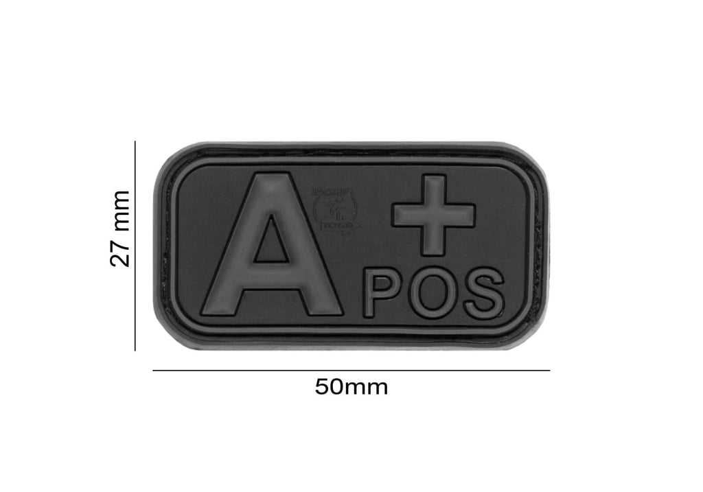 JTG Bloodtype Rubber Patch A Pos JTG