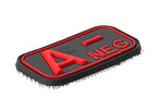 JTG Bloodtype Rubber Patch A Neg JTG