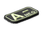 JTG Bloodtype Rubber Patch A Neg JTG