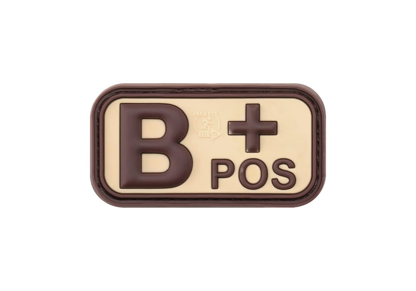 JTG Bloodtype Rubber Patch B Pos JTG