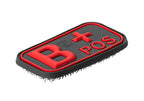 JTG Bloodtype Rubber Patch B Pos JTG