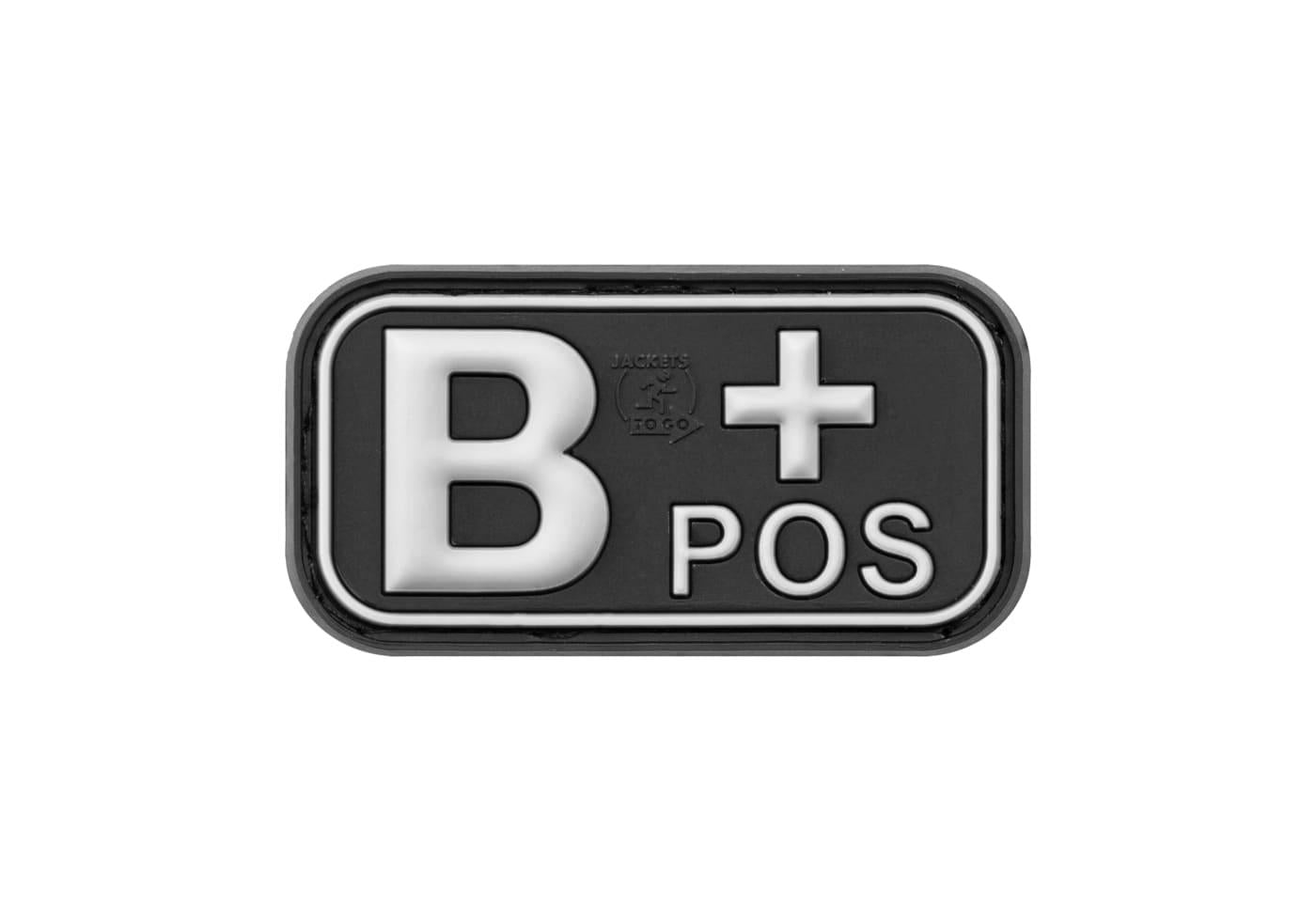 JTG Bloodtype Rubber Patch B Pos JTG