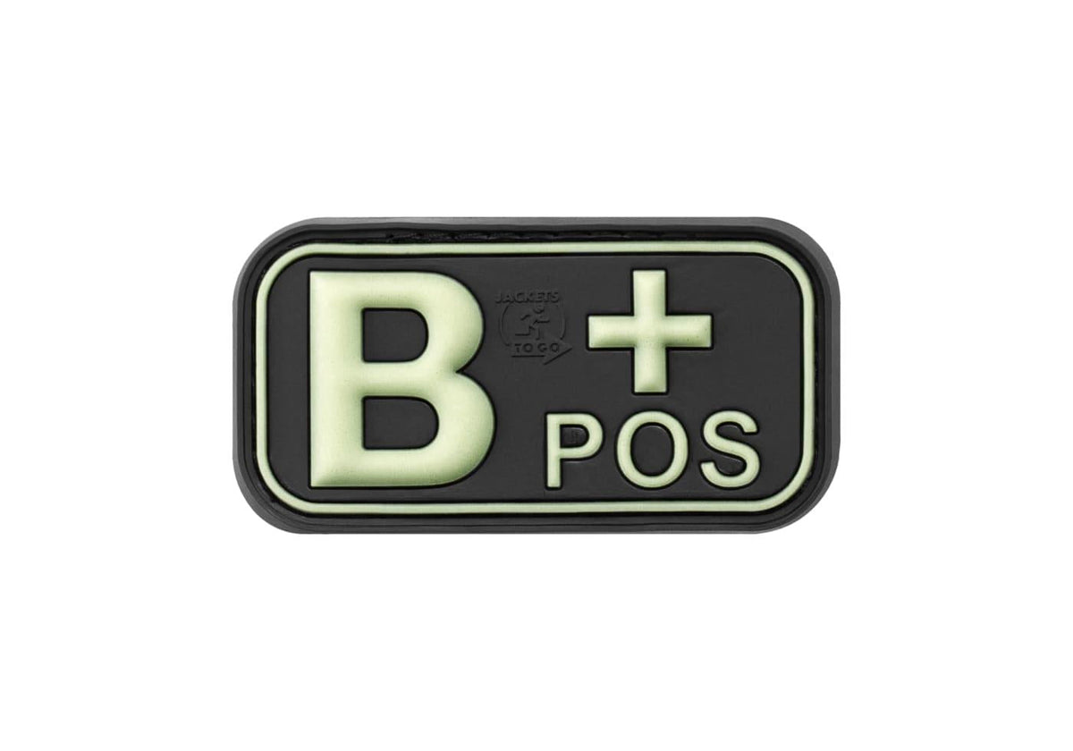 JTG Bloodtype Rubber Patch B Pos JTG