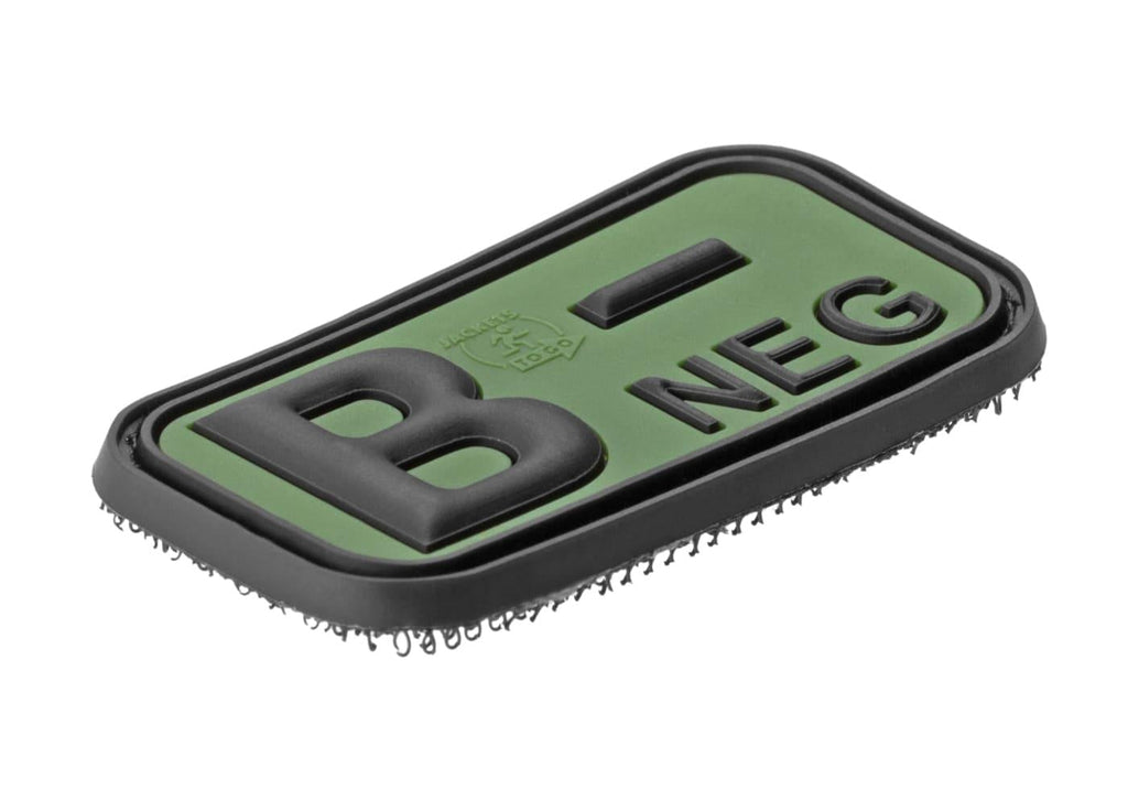 JTG Bloodtype Rubber Patch B Neg JTG