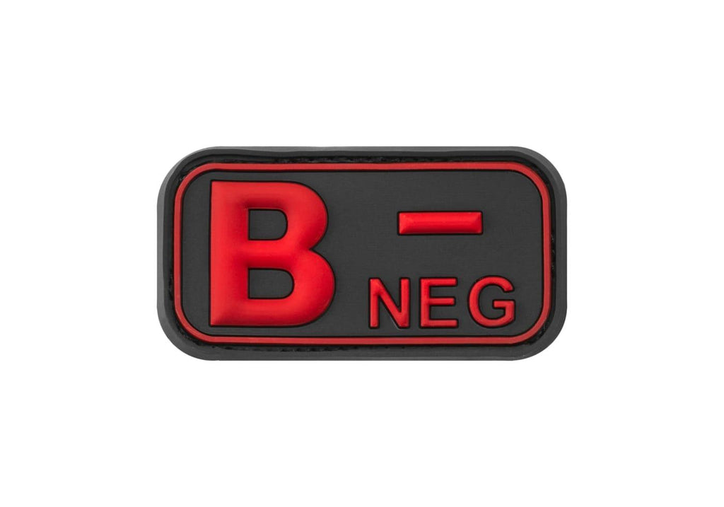 JTG Bloodtype Rubber Patch B Neg