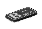 JTG Bloodtype Rubber Patch B Neg JTG